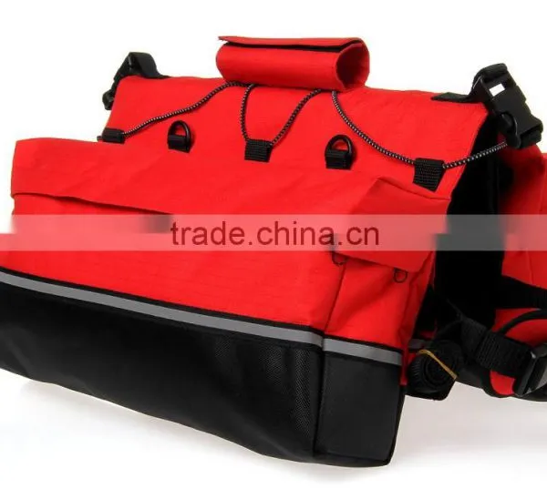 High-end Eco-friendly 1680D Polyester Dog Saddle Backpack Bag, Pet Travel Bag photo-4