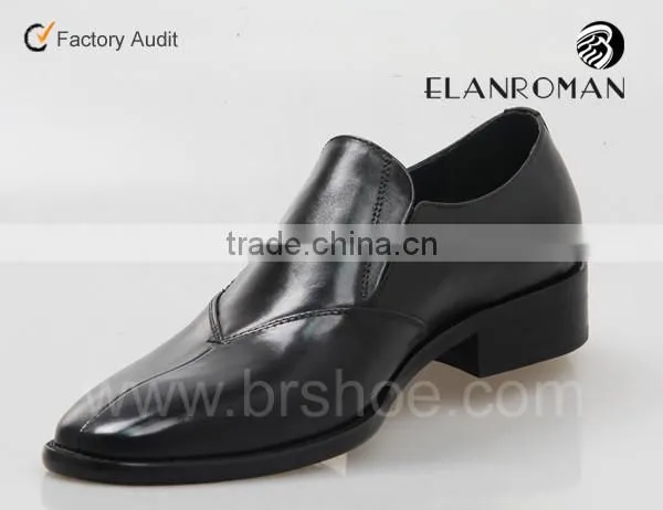 Gentle Real First Layer Calf Leather Black Monk Strap Men Dress Shoes photo-3