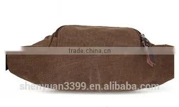 Canvas Hunting Travel Sport Pocket Waist Bag Fanny Pack Brand Designer Small Shoulder Messenger Bag for Men photo-3