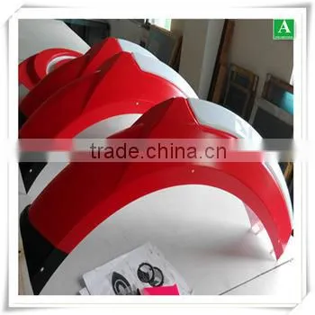 Custom Made Vacuum Form Painting Red Plastic Thick Shell photo-4