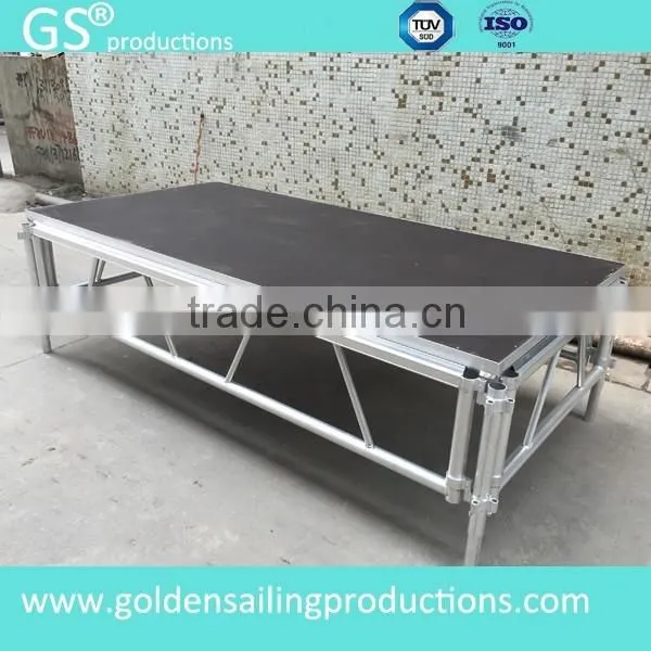Cheap 4ft x 8ft Adjustable Aluminum Stage for Uneven Ground