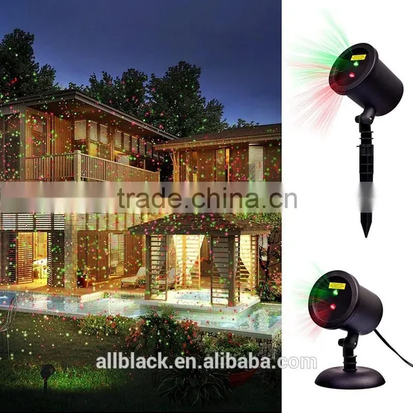 Portable Wireless Waterproof Laser Light Shower Twinkling Star Lights Laser Christmas Decoration Lamp photo-5