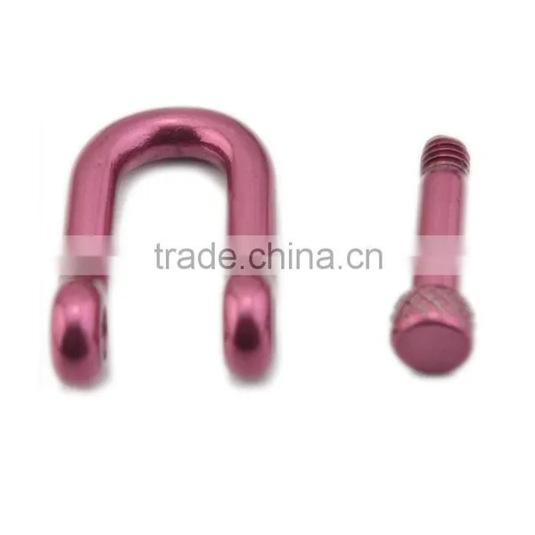 Pink Shackle for Paracord Bracelet Christamas Cute Gift photo-6