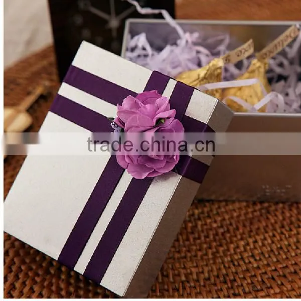 Custom Made Luxury Fancy Decorative Cheap Wedding Gift Box Wholesale photo-3