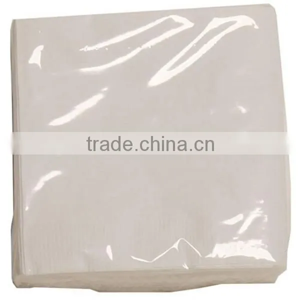 Beverage Napkins - Small (5 x 5 In) - White - 50 Napkins per Pack photo-2
