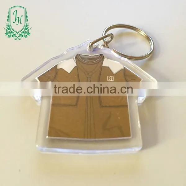 Plastic Keychain Photo Holder Blank Keychain With Custom Printed Logo Clear Charms photo-2