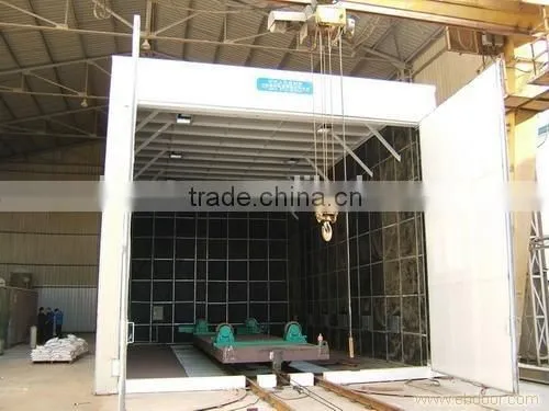 Steel Grit Blasting Cabinet, Steel Grit Sand Blasting Booth, Shot Blasting Room