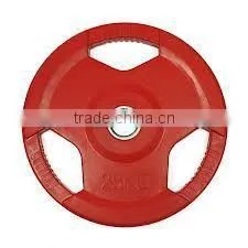 2013 New Color Rubber Coated Olympic Plate