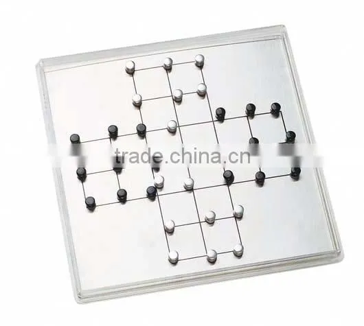 Solitaire Chess Set /magnetic Plastic Chess Set