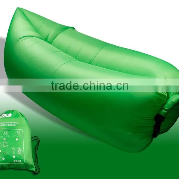 Popular Ourdoor Products Nylon Inflating Air Sofa, 10 Seconds Complete Lightweight Warm Weather Sleeping Bag photo-2