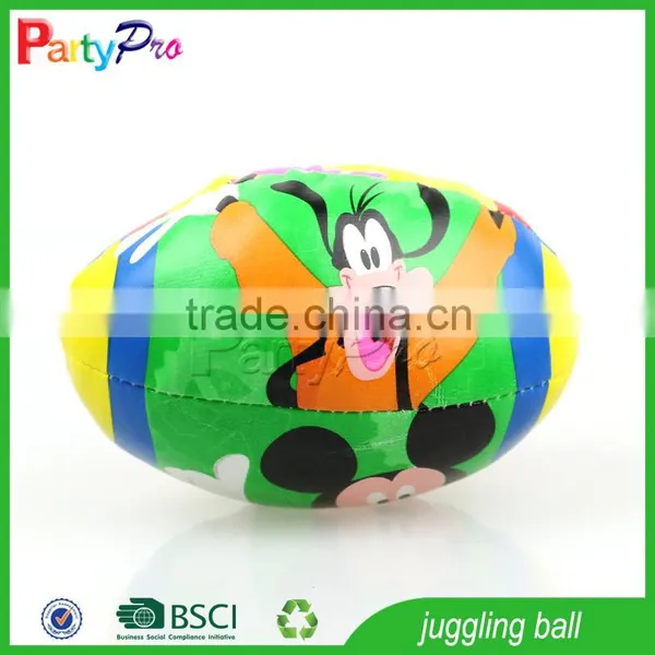 Partypro Ningbo Factory Promotional High Quality Hottest Custom Rubgy Shape Juggling Stress Ball photo-5