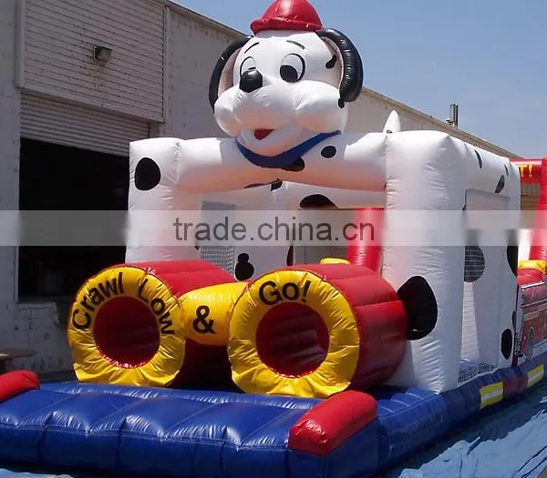 Commercial Outdoor Playground Inflatable Spotty Dog Obstacle Course for Sale photo-4