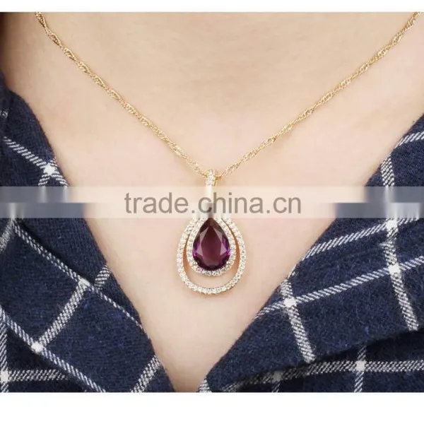 2015 Best Selling Products American Diamond Necklace Sets for Women Mother Gift photo-5