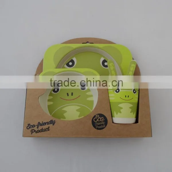 Eco Bamboo Fiber Kids Dinnerware Sets photo-3