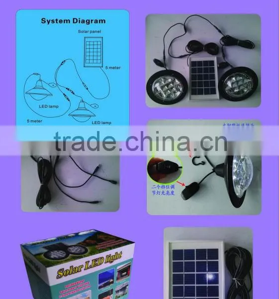 2W Portable Small Solar Ligting Kits