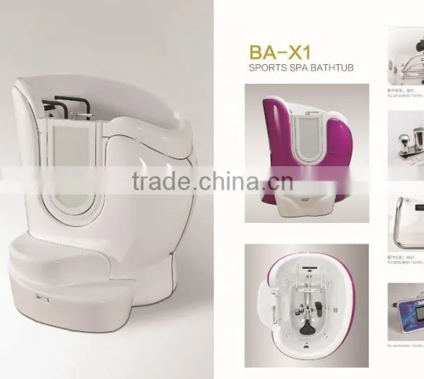 Acrylic White Waterbike,spa Bike With New Design photo-3