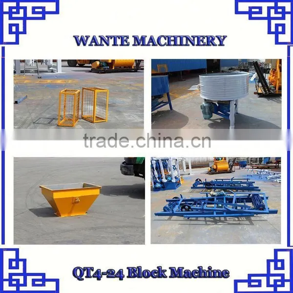 QT4-24 Hot Product Automation Concrete Paver Manufacturing Line photo-4