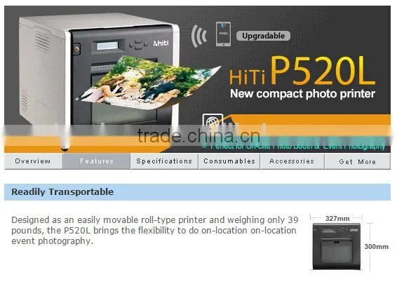 New Original Hiti P520L Thermal Printer For Photobooth Events Wedding Rental Business photo-3