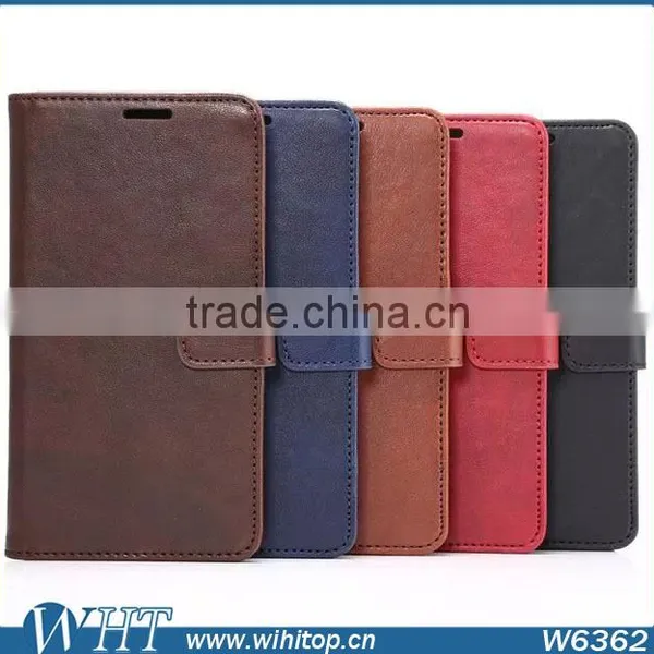 Carzy Horse Pattern Wallet Stand Booklet Flip Leather Case for Samsung Galaxy S6 G9200 With Card Holder photo-6