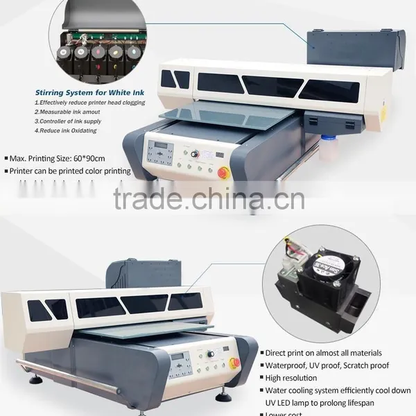 a1 uv Flatbed Printer With LCD Touch Panel/ Ball Screw Drive/ Powerful Servo Motor a1 UV Printing Machine photo-5