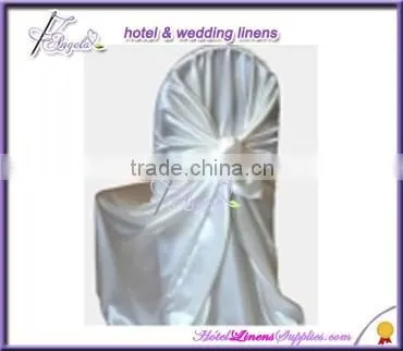 Cheap Universal Wedding Chair Covers, Wholesale Universal Satin Chair Covers, Wholesale Self-tie Satin Chair Covers