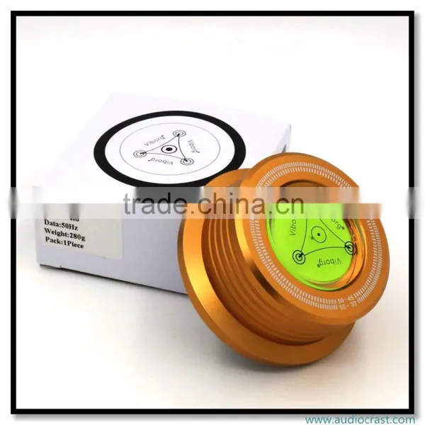 280g Gold Record Weight Turntable Record Clamp LP Disc Stabilizer Turntable for Vibration Balanced CD Player photo-3