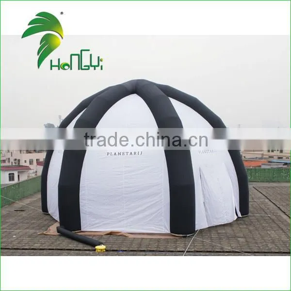 Advertising10m Tall White And Black Inflatable Spider Tent With Blower Attached photo-2