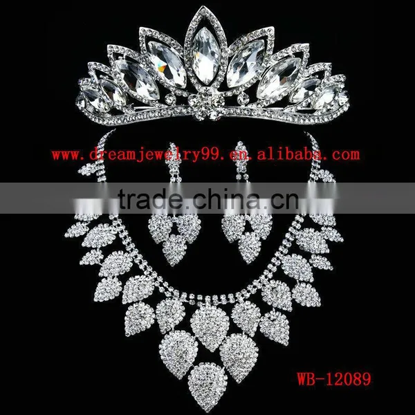 Hot Sale Fine Silver Bridal Jewelry Set-3 Pieces Set
