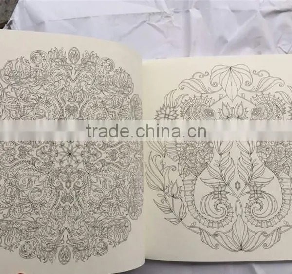2015 Wholesale New Arrive Hand-painted Secret Garden Series Lost Ocean Adult Coloring Books photo-5