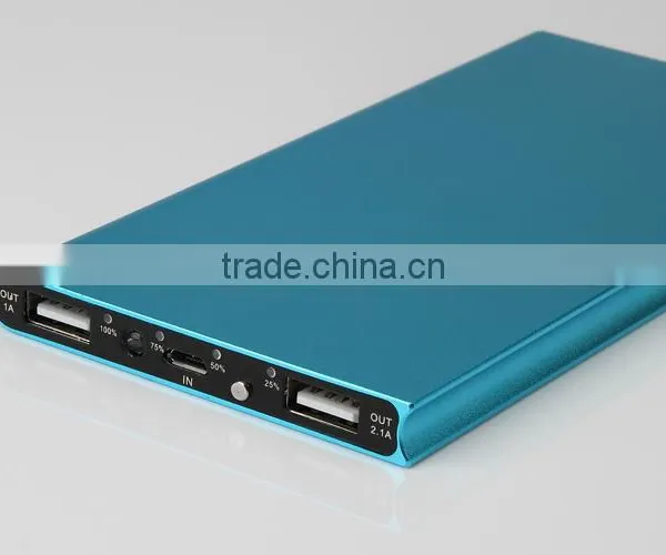 2015 Unique Design Dual USB Portable Mobile Power Bank photo-2