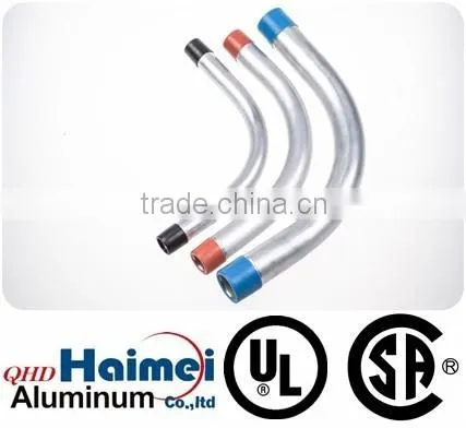1-1/2" 6063 UL Approved Aluminum 90 Degree Elbows Pipe photo-2