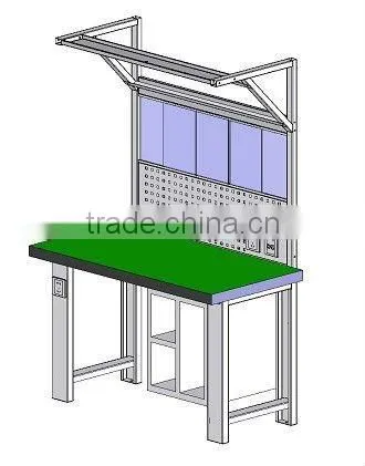 Steel Work Table With Door and Light