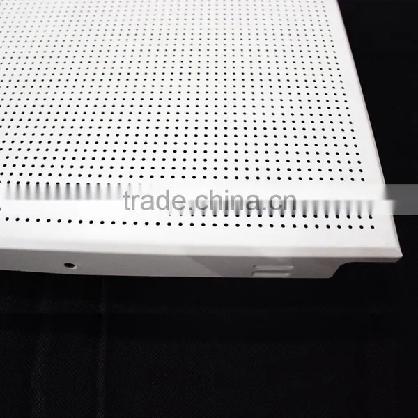 Class A2 Fireproof Aluminum Ceiling Open Frame Ceiling Perforated Clip In Ceiling photo-3