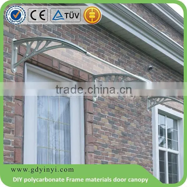 Windows Awning,DIY Plastic Polycarbonat Awning Shade Accessories Parts for Window and Canopy photo-2