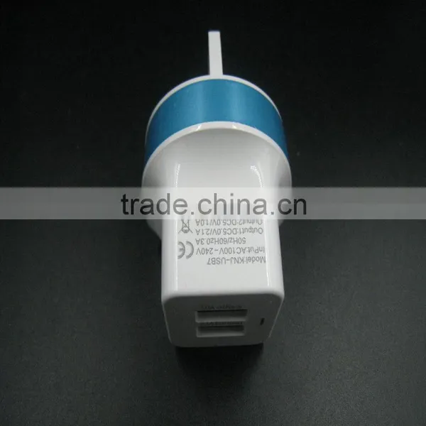New Product Dual USB Wall Charger Adapter Mini USB Wall Charger Micro USB Wall Charger for IPhone Samsung Cellphone