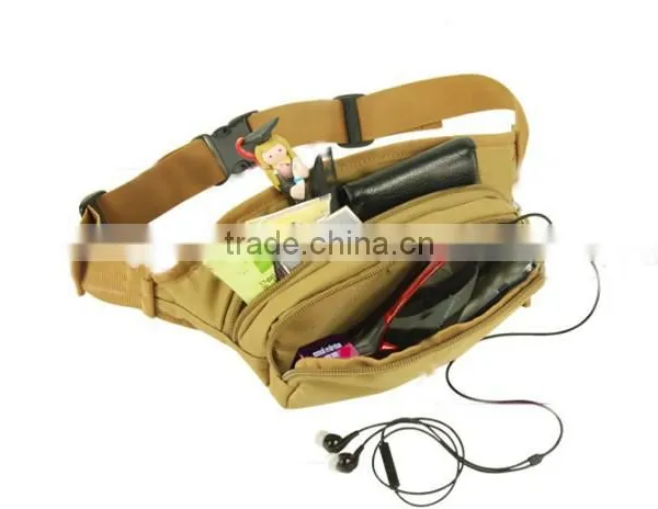 Custom Multifunction 900D Oxford Waterproof Waist Bag for Leisure Travel and Sports photo-3