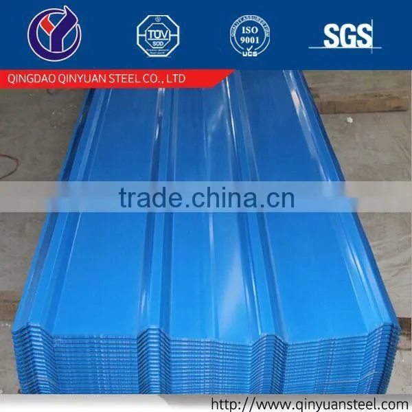 Color Galvanized Corrugated Steel Sheet With DX51D+Z Grade Mill Shandong Stock photo-4