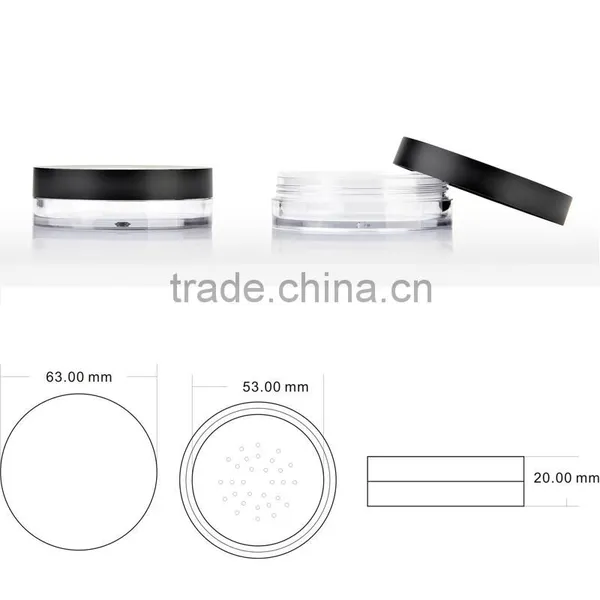 Luxury Plastic Loose Powder Jar photo-3