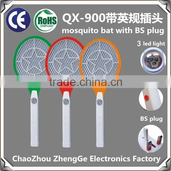 QX900-1mosquito Killer Mosquito Swatter Fly Killer Mosquito Racket With BS Plug photo-3