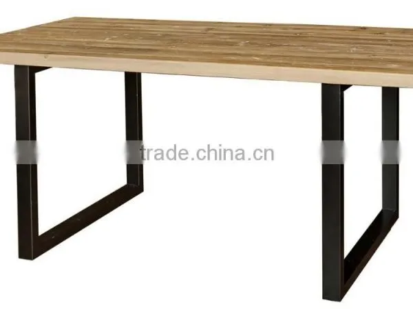 DT-2012 Modern Cheap Restaurant Table With Metal Legs photo-3