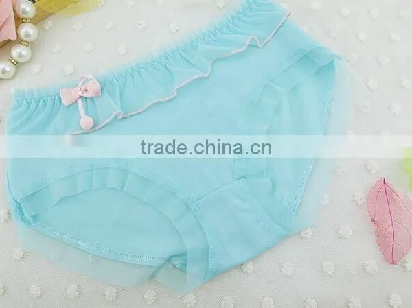 Sexy Low Waist Breathable Female Underwear Lace Women Briefs photo-5