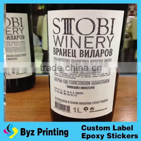 Hot Stamping Foil Label Adhesive Hot Stamping Label for Bottle of Red Wine photo-5