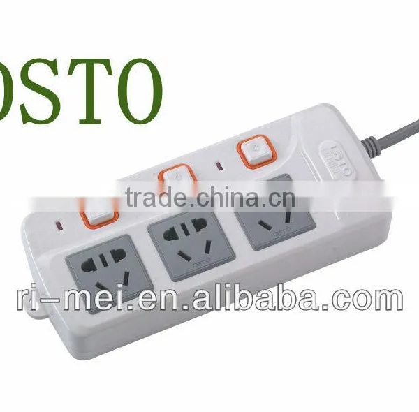 Switch and Socket for Distribution Plug Base
