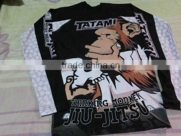 Customized Design Unisex Rash Guard, Custom Printed Rash Guard, Mma Rashguard