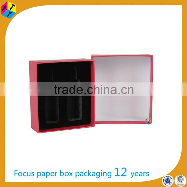Custom Foil Stamped Red Gift Perfume Paper Box photo-5