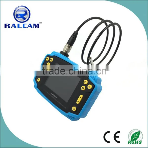 3.5" Monitor Industrial Pipe Car Video Inspection Endoscope Camera With Rechargeable Battery photo-3