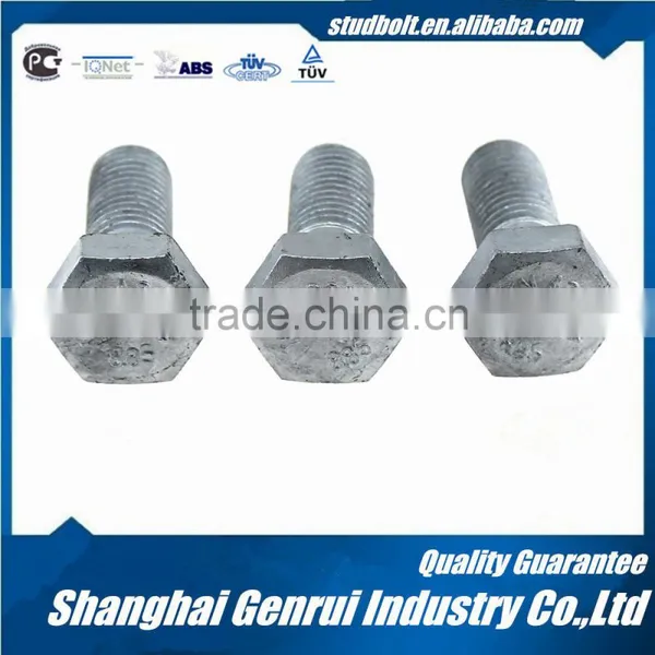 DIN960 Coarse Metal Toggle Hex Bolt and Washer and Nut photo-4