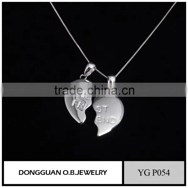 2016 the Newest Designs Fashion 925 Sterling Silver Pendant With Pink Stone Wholesale Price photo-3