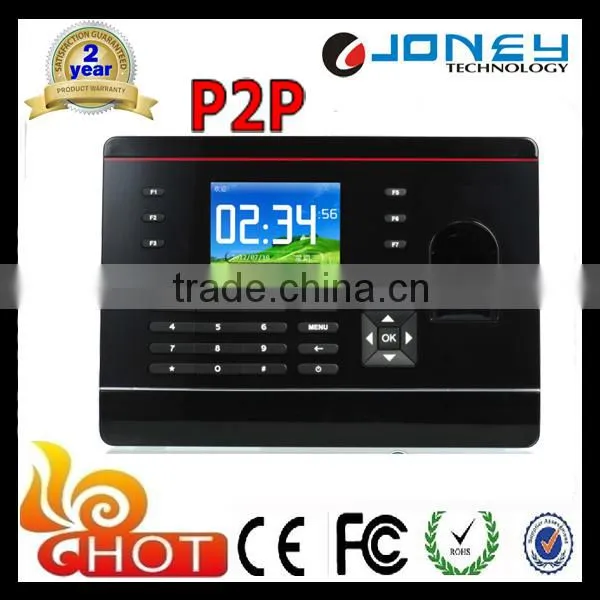 P2P RFID Card/ Biomitric Finger Print Time and Attendance