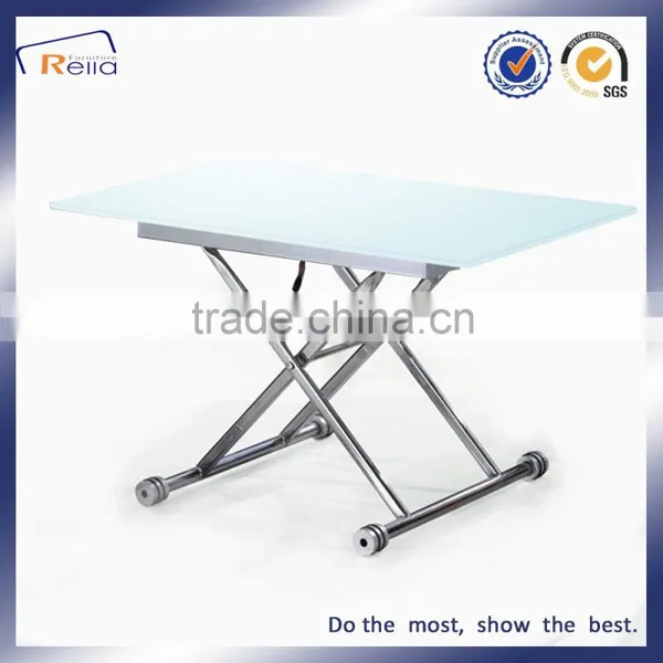 Space Saving Foldable Glass Dining Table photo-2